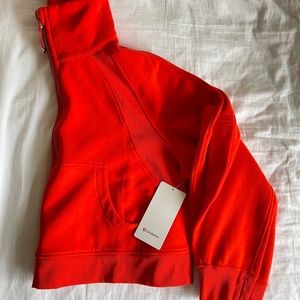 Scuba Oversized Funnel Neck Half Zip